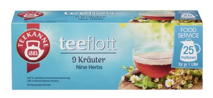Teekanne teeflott 9 herbes 25 portions pour théière